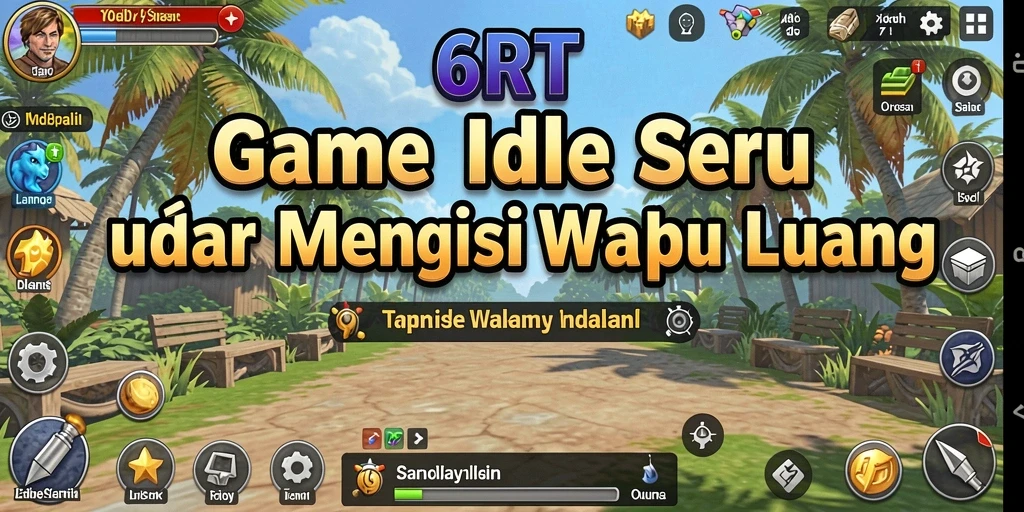 Screenshot utama 6RT menampilkan gameplay Idle yang menyenangkan.
