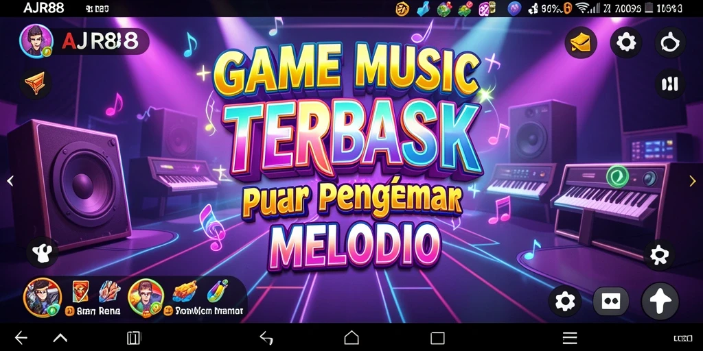 Tampilan gameplay AJR88 yang penuh warna dan interaktif.
