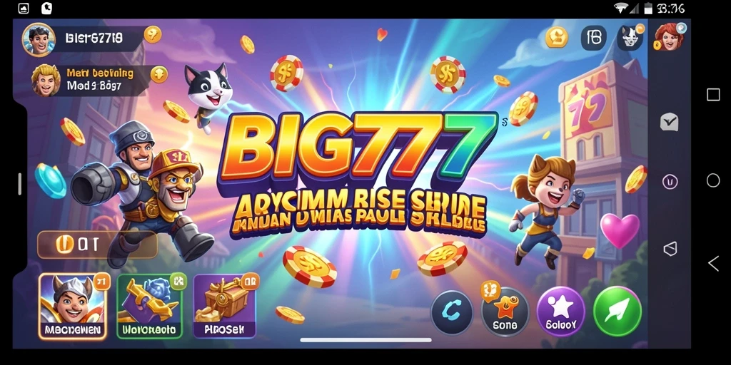 Tampilan gameplay menarik dari BIG777 dengan grafis yang memukau.