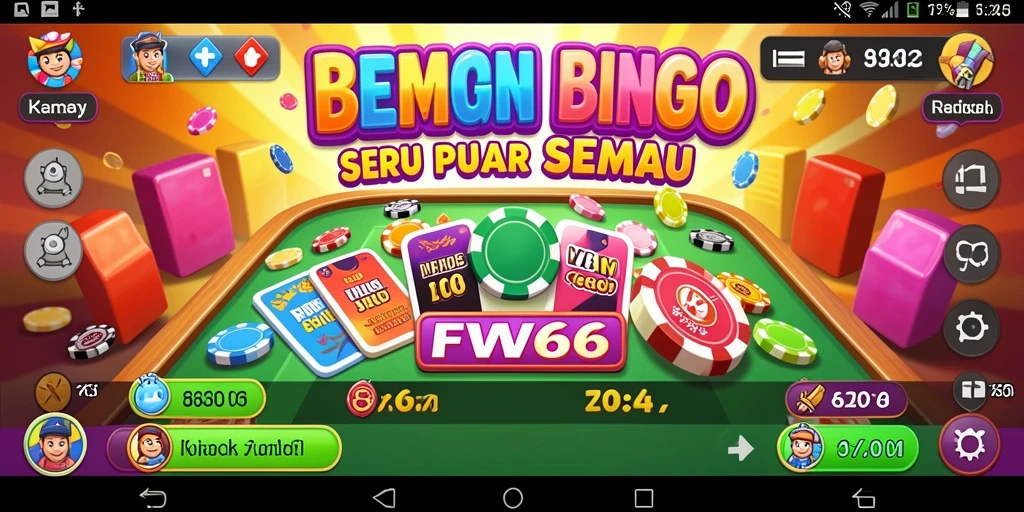 Tampilan menarik dari permainan Bingo FW66 yang seru.
