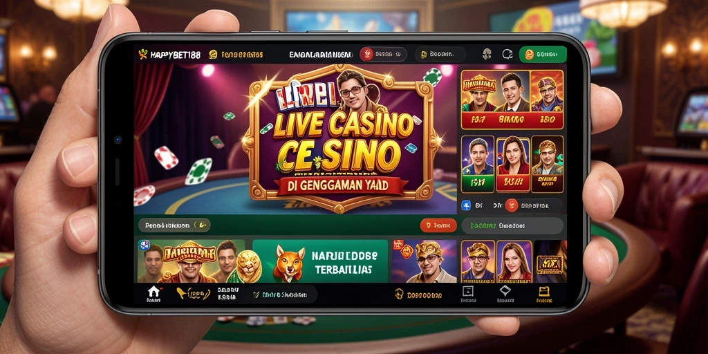 Gameplay menegangkan dan interaksi langsung di Live Casino HAPPYBET188.