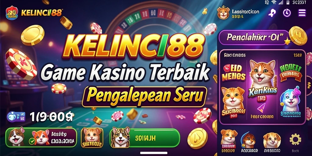 Tangkapan layar KELINCI88 dengan gameplay Kasino yang menarik dan dinamis.