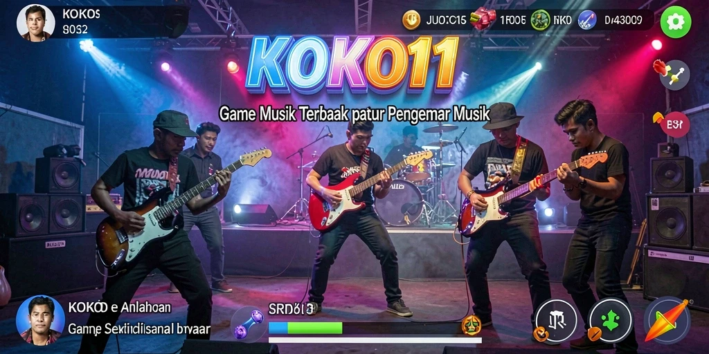 Tampilan gameplay KOKO11 yang seru dan penuh warna.