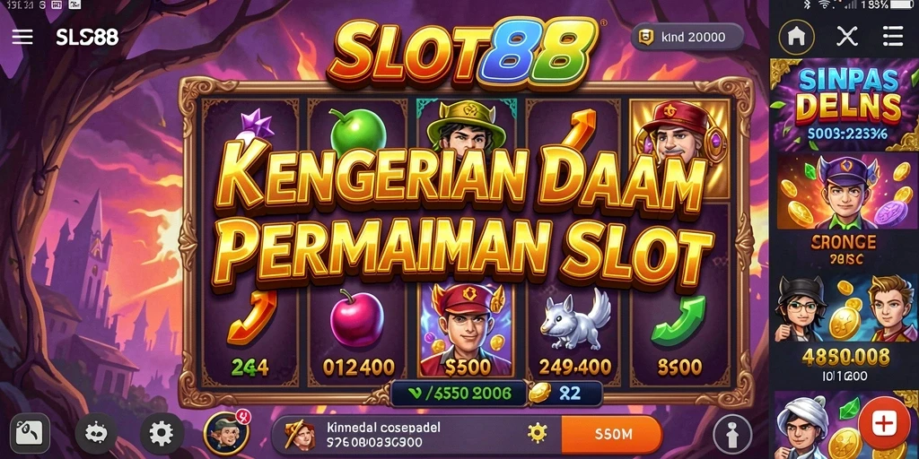 Screenshot memperlihatkan gameplay SLOT88 yang menegangkan dan mendebarkan.