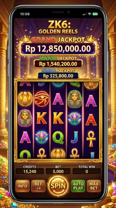 Antarmuka pengguna zk6 yang mudah dinavigasi.